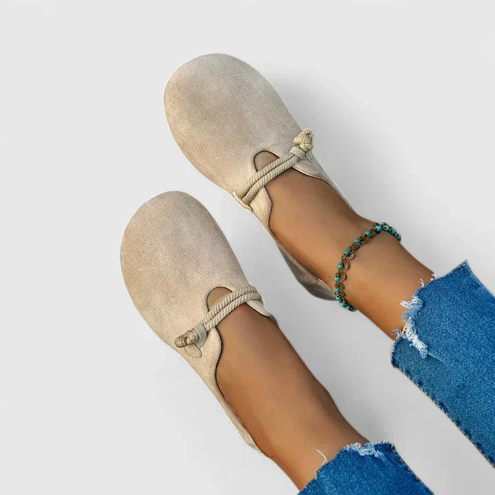 Reah | Mocassin plat tendance avec cordon