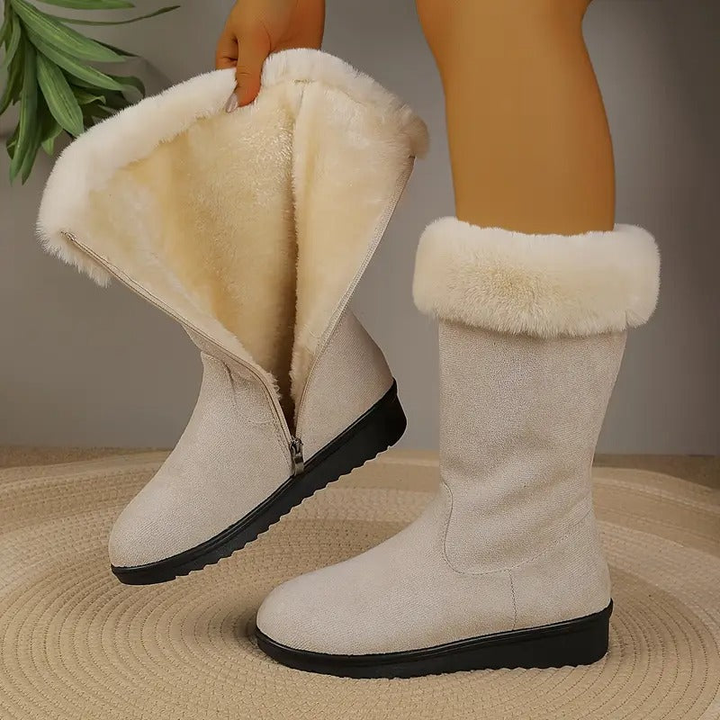 Lyrine | Bottes Isolées avec Fermeture Éclair