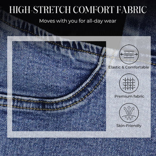 Jeans Stretch Taille Haute pour Femmes