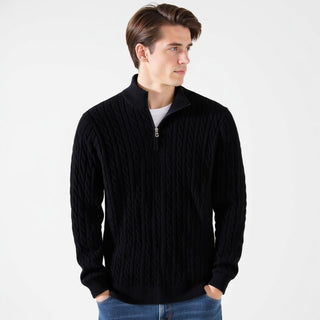 Larry | Pull à col roulé avec fermeture éclair