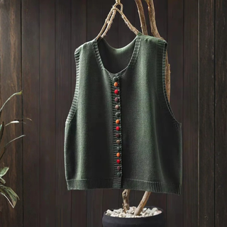 Bridget | Gilet en tricot avec décolleté en V