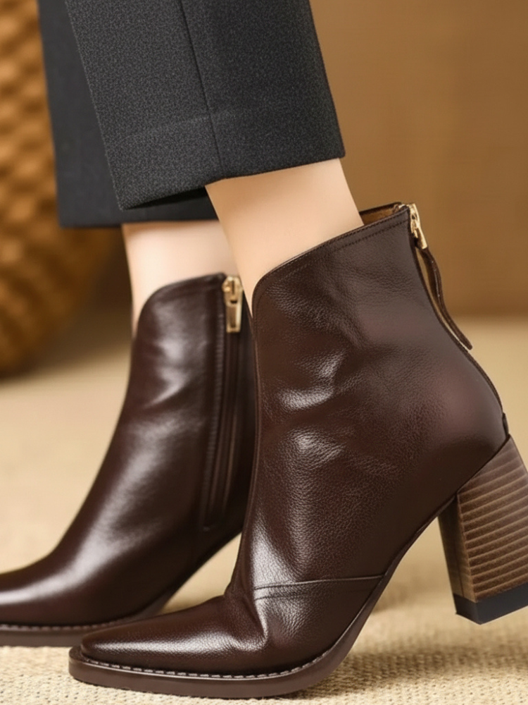 Jannete | Bottines en cuir