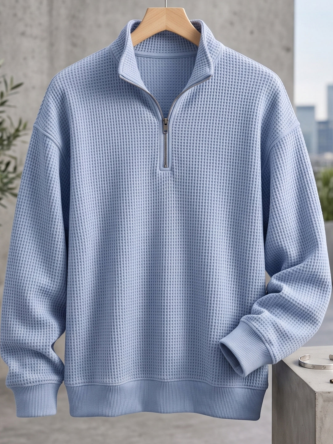 Raphaël™ | Pull Élégant à Col Zippé