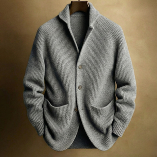 SILVORO | GILET EN LAINE CÔTELÉE POUR HOMMES