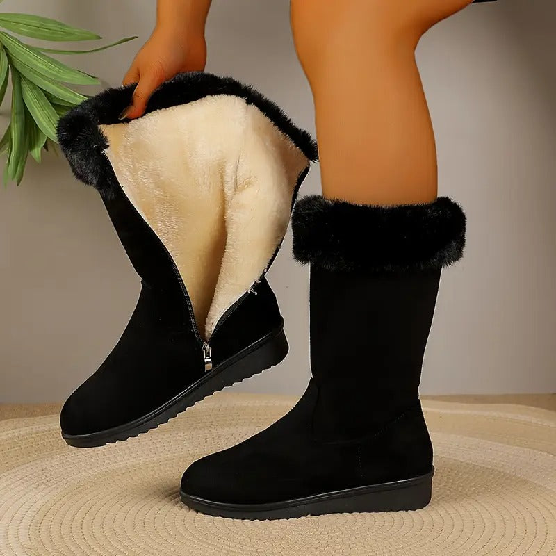 Lyrine | Bottes Isolées avec Fermeture Éclair