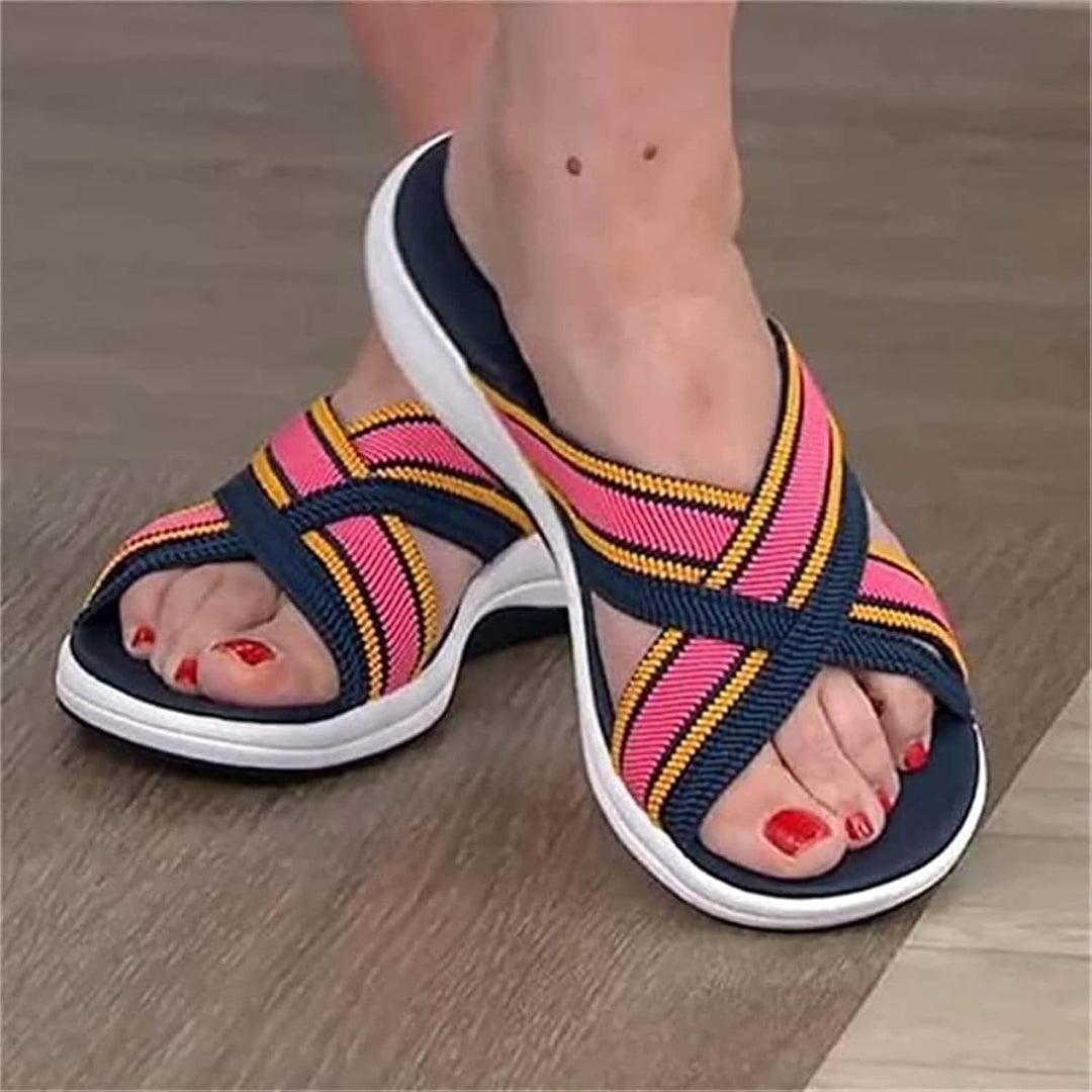 Aerynna™ | Sandales croisées de confort orthopédique