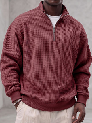 Raphaël™ | Pull Élégant à Col Zippé