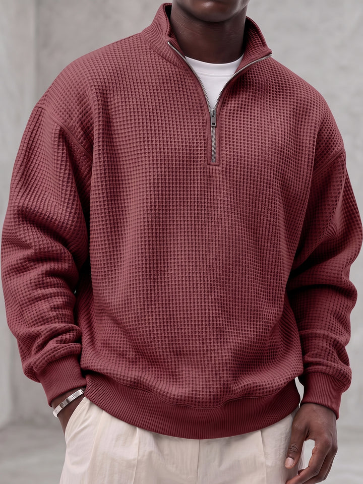 Raphaël™ | Pull Élégant à Col Zippé