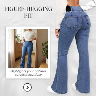 Jeans Stretch Taille Haute pour Femmes