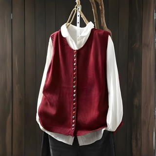 Bridget | Gilet en tricot avec décolleté en V