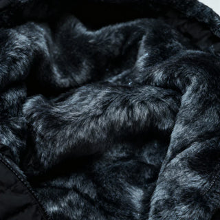 Marian | Manteau d'hiver ajusté avec capuche en fourrure