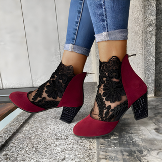 Norene™| Bottines en dentelle