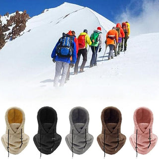 Maski | Masque à capuche en polaire thermique pour l'hiver