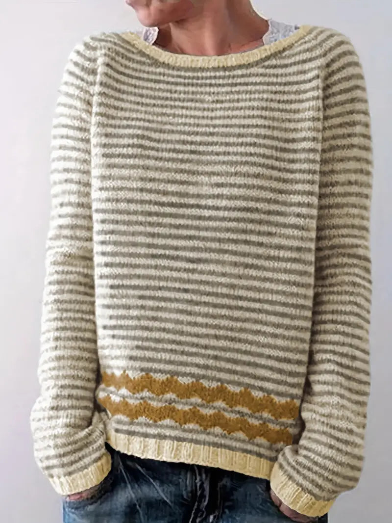 Karylle | Pull en Tricot Rayé