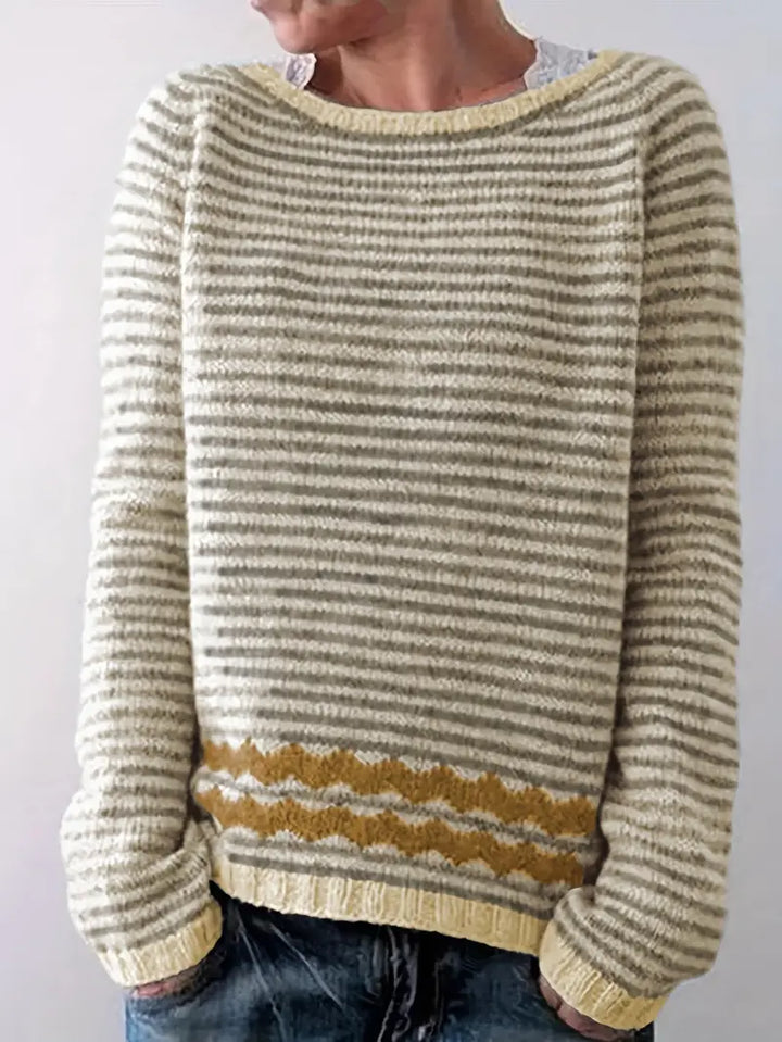 Karylle | Pull en Tricot Rayé