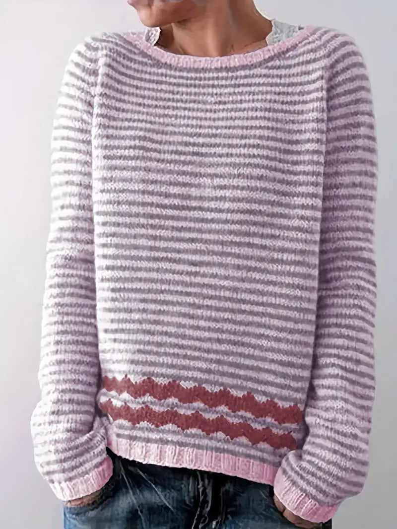 Karylle | Pull en Tricot Rayé