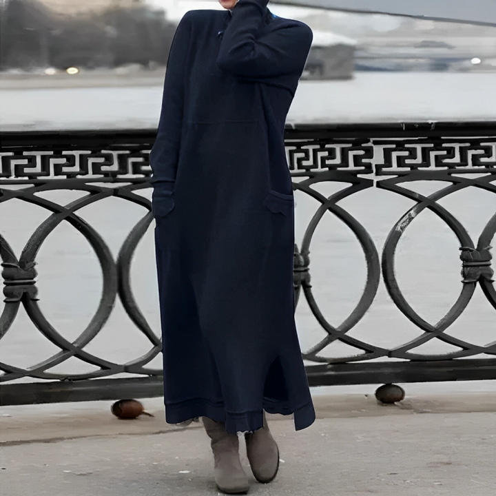 Gerda™| Robe en tricot longue
