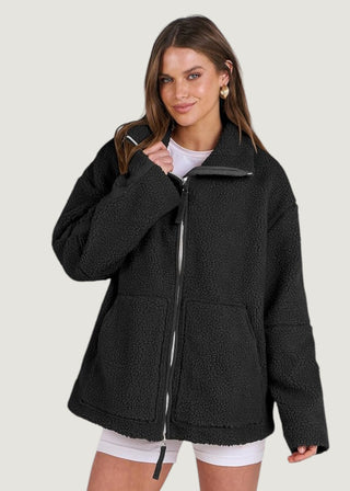 Maxine | Veste teddy avec zip