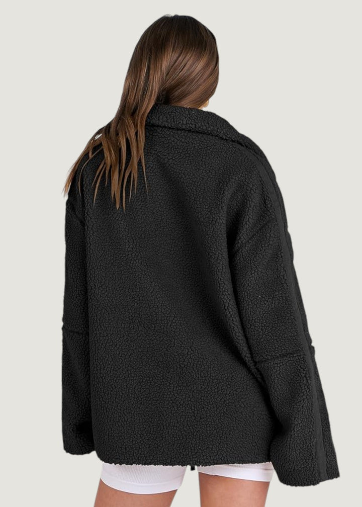 Maxine | Veste teddy avec zip
