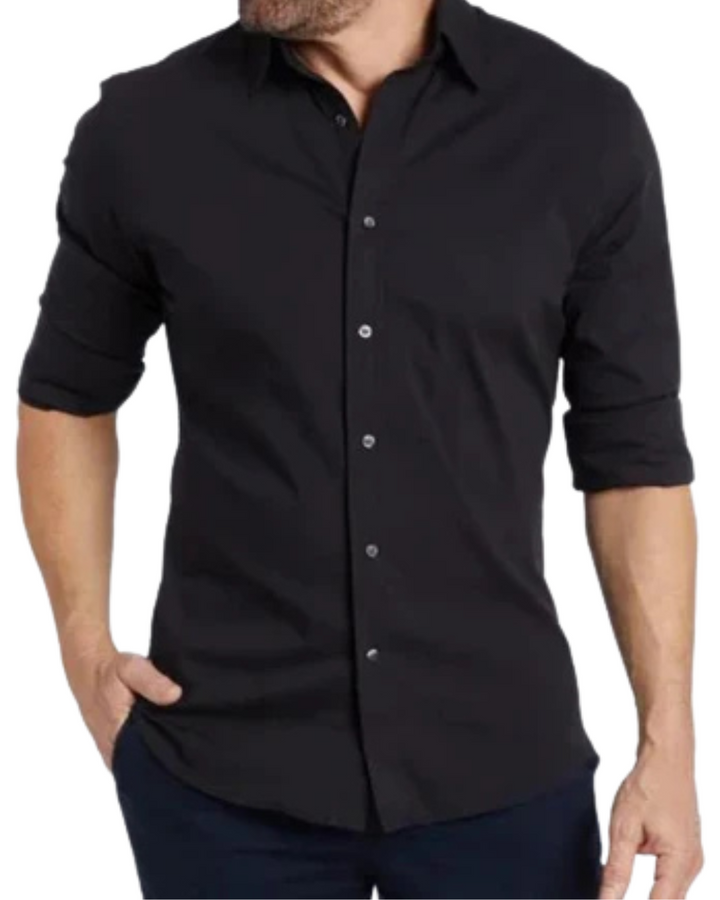 Oscar | Chemise sans plis avec fermeture éclair