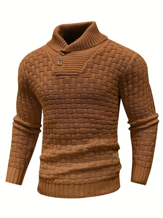 Jarren | Pull en maille slim fit avec col