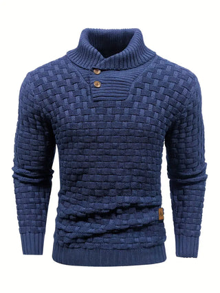 Jarren | Pull en maille slim fit avec col