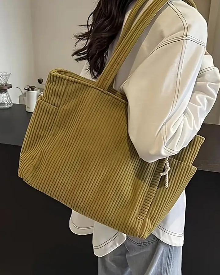 Biah | Sac à provisions en corduroy