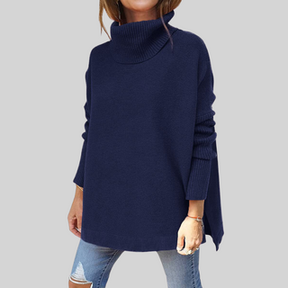 ANNELISE I Pull Oversize avec Col Roulé