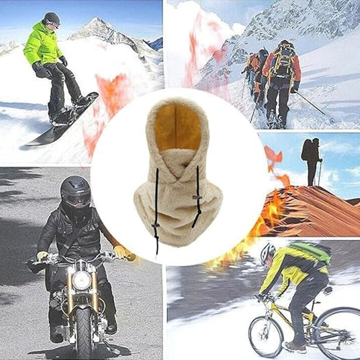 Maski | Masque à capuche en polaire thermique pour l'hiver
