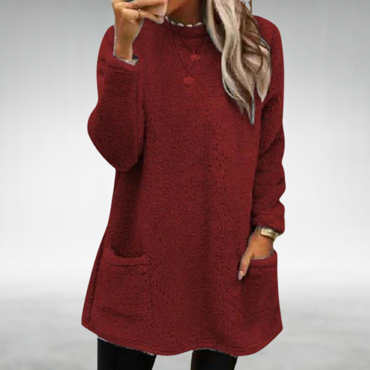 Aubrey | Pull en Fleece Long