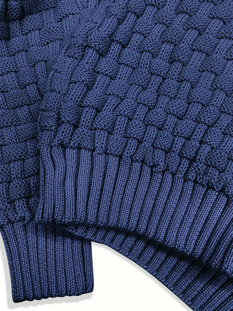 Jarren | Pull en maille slim fit avec col