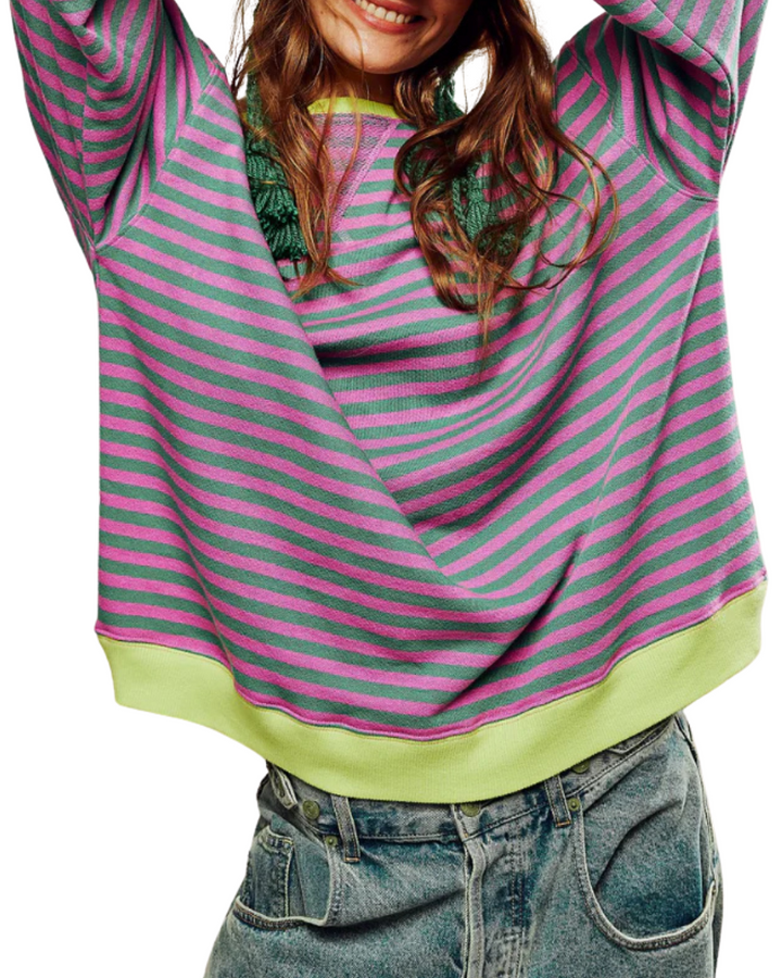 MANA | Pull Oversized Rayé