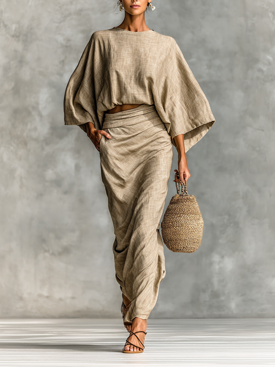 Ensemble en Coton et Lin Rock