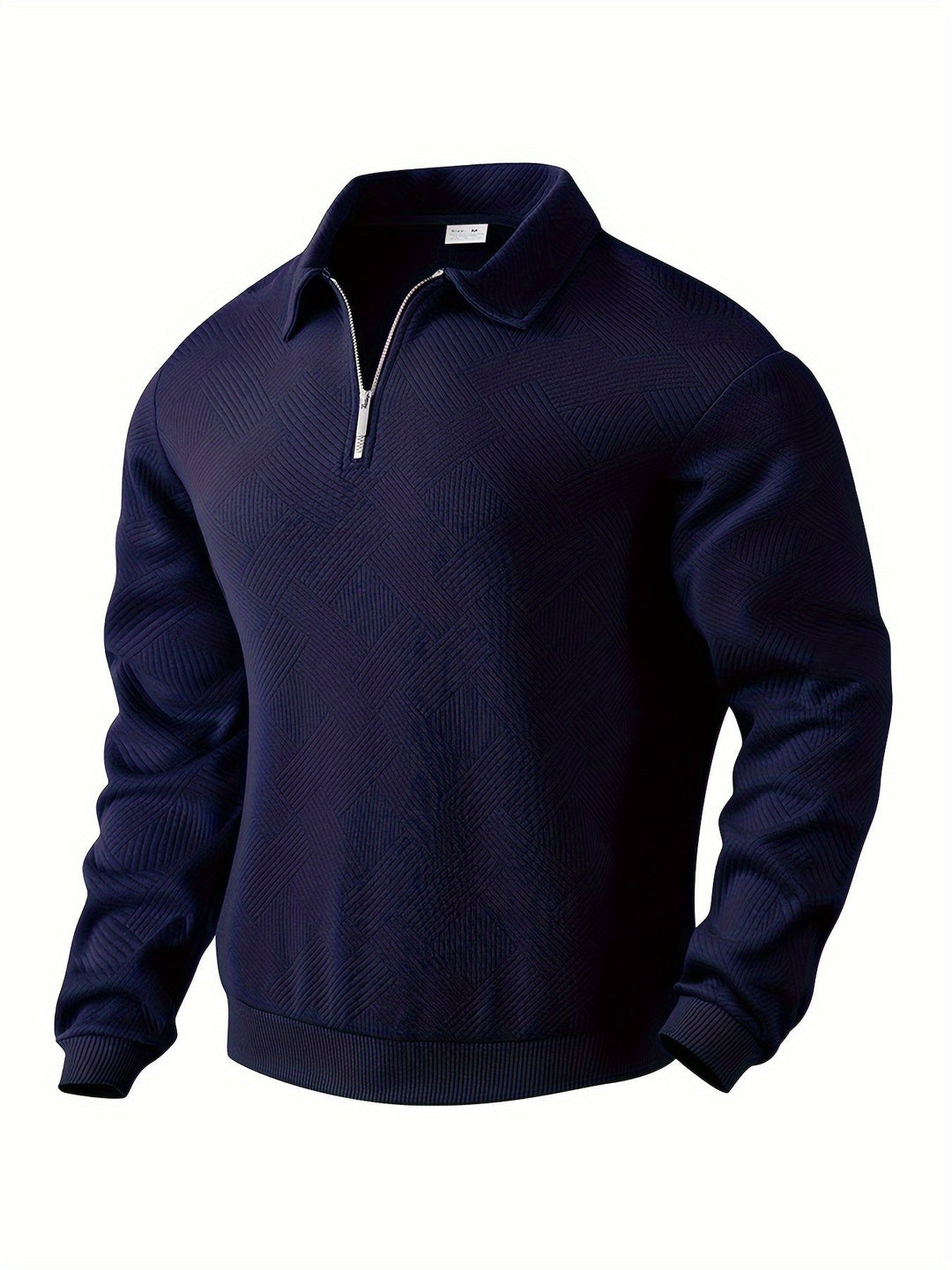 Alvarez | Chemise polo à manches longues avec demi-fermeture éclair