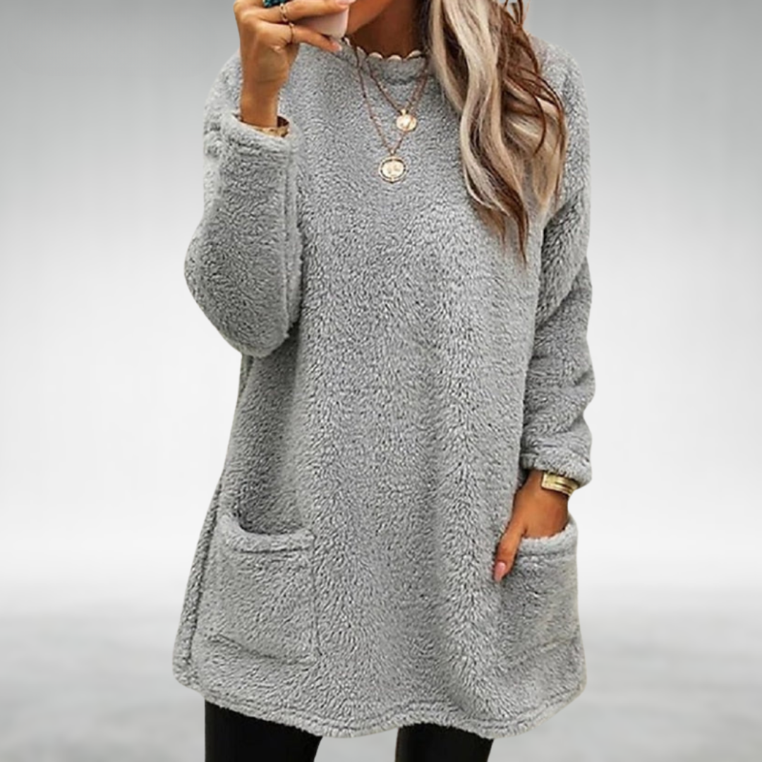 Aubrey | Pull en Fleece Long