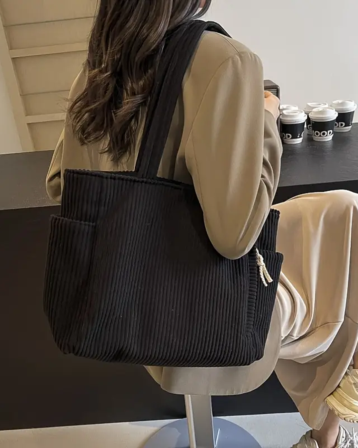 Biah | Sac à provisions en corduroy