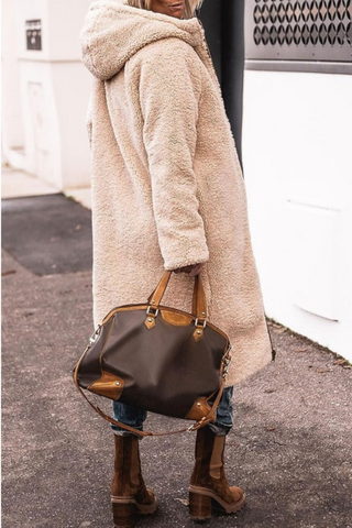 Charlene | Manteau long réversible