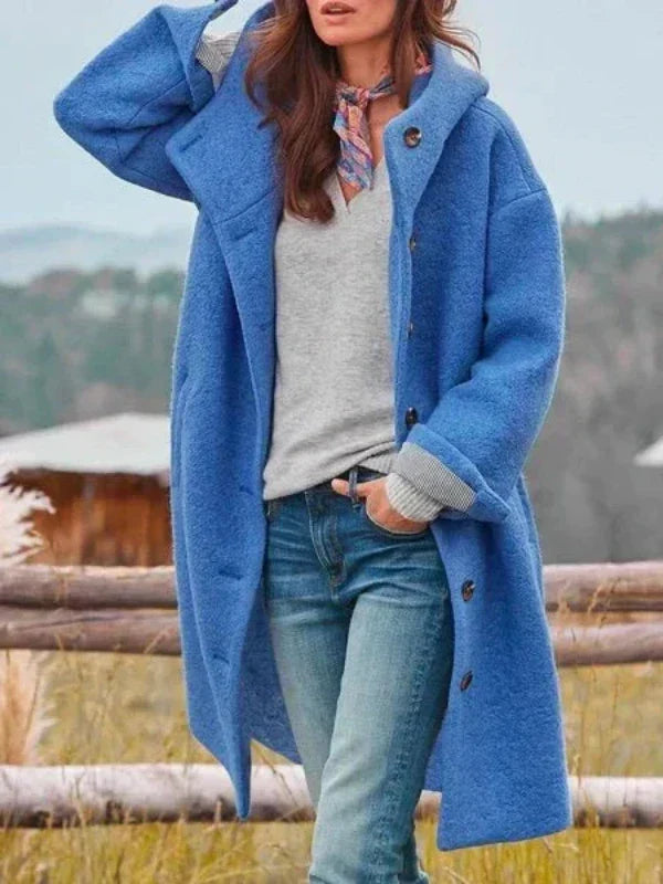 Amelie | Manteau d'Hiver Long et Élégant