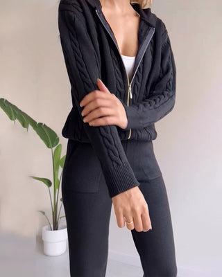 ANIA | Ensemble en Jacquard à Deux Pièces