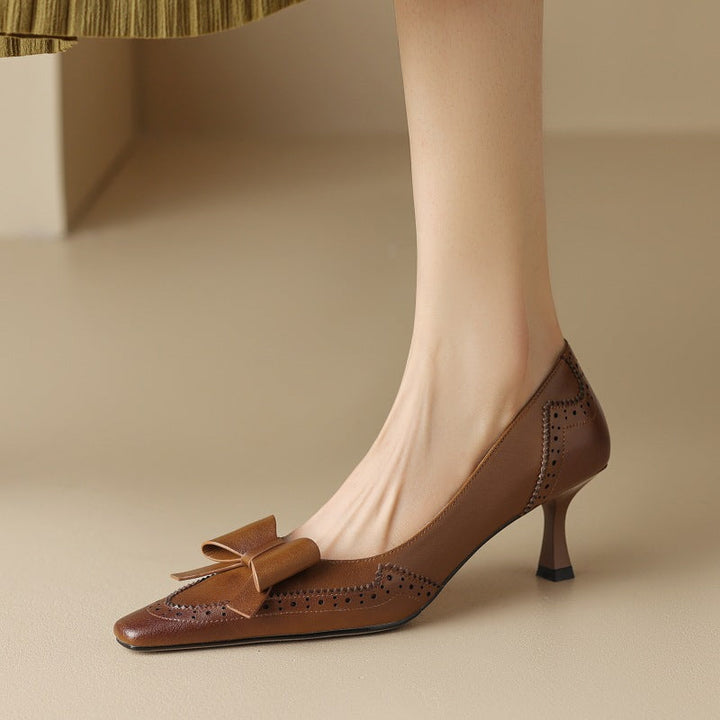 Célora Pompes en Cuir