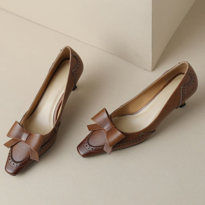 Célora Pompes en Cuir