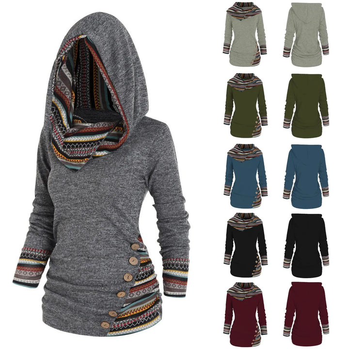 Adelheid | Hoodie Tribal Décontracté