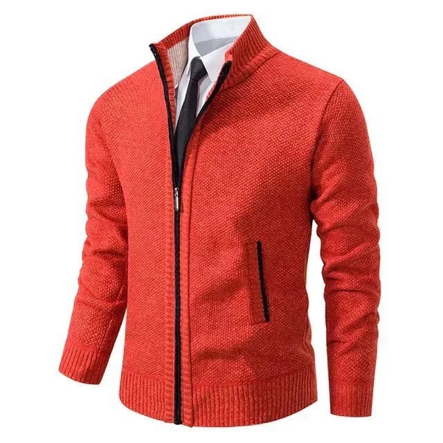 Leon | Pull en tricot avec fermeture éclair et cintrage