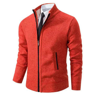Leon | Pull en tricot avec fermeture éclair et cintrage