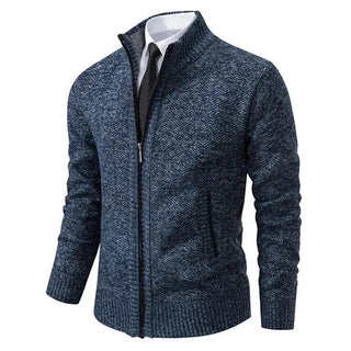 Leon | Pull en tricot avec fermeture éclair et cintrage