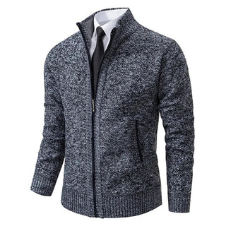 Leon | Pull en tricot avec fermeture éclair et cintrage