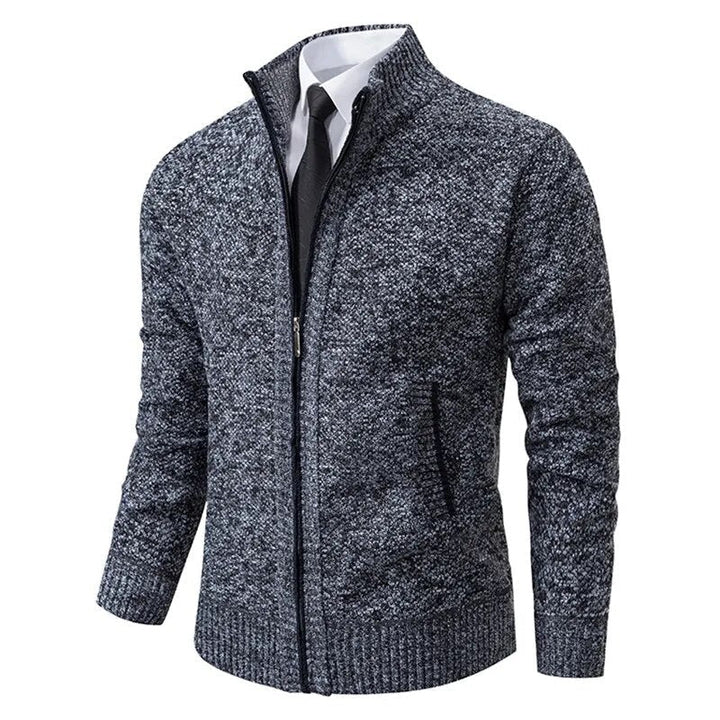 Leon | Pull en tricot avec fermeture éclair et cintrage