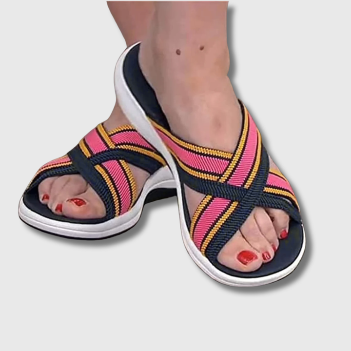 Aerynna™ | Sandales croisées de confort orthopédique