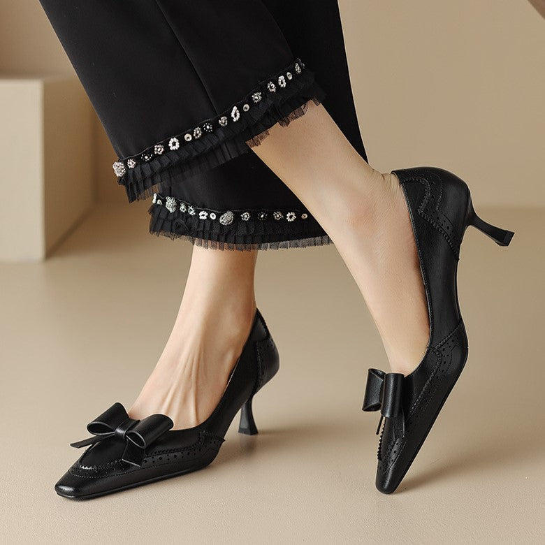 Célora Pompes en Cuir