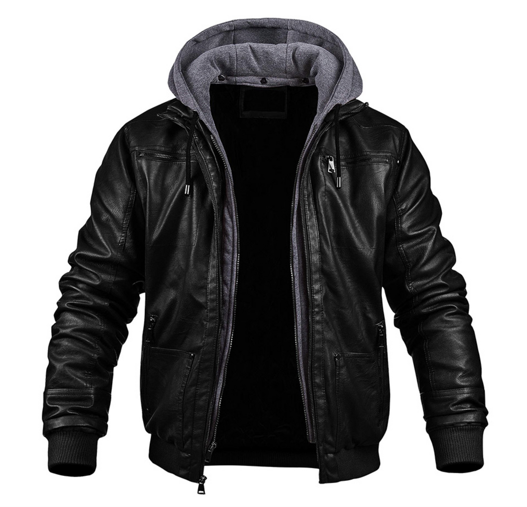 Jonathan | Veste d'hiver en simili cuir de haute qualité